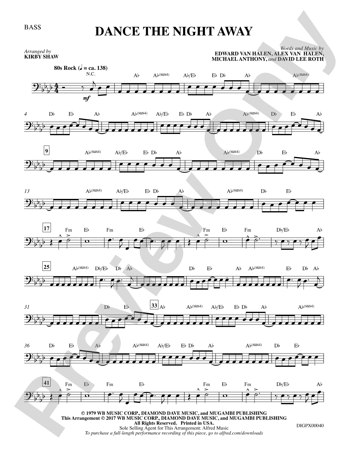 Dance the Night Away: String Bass