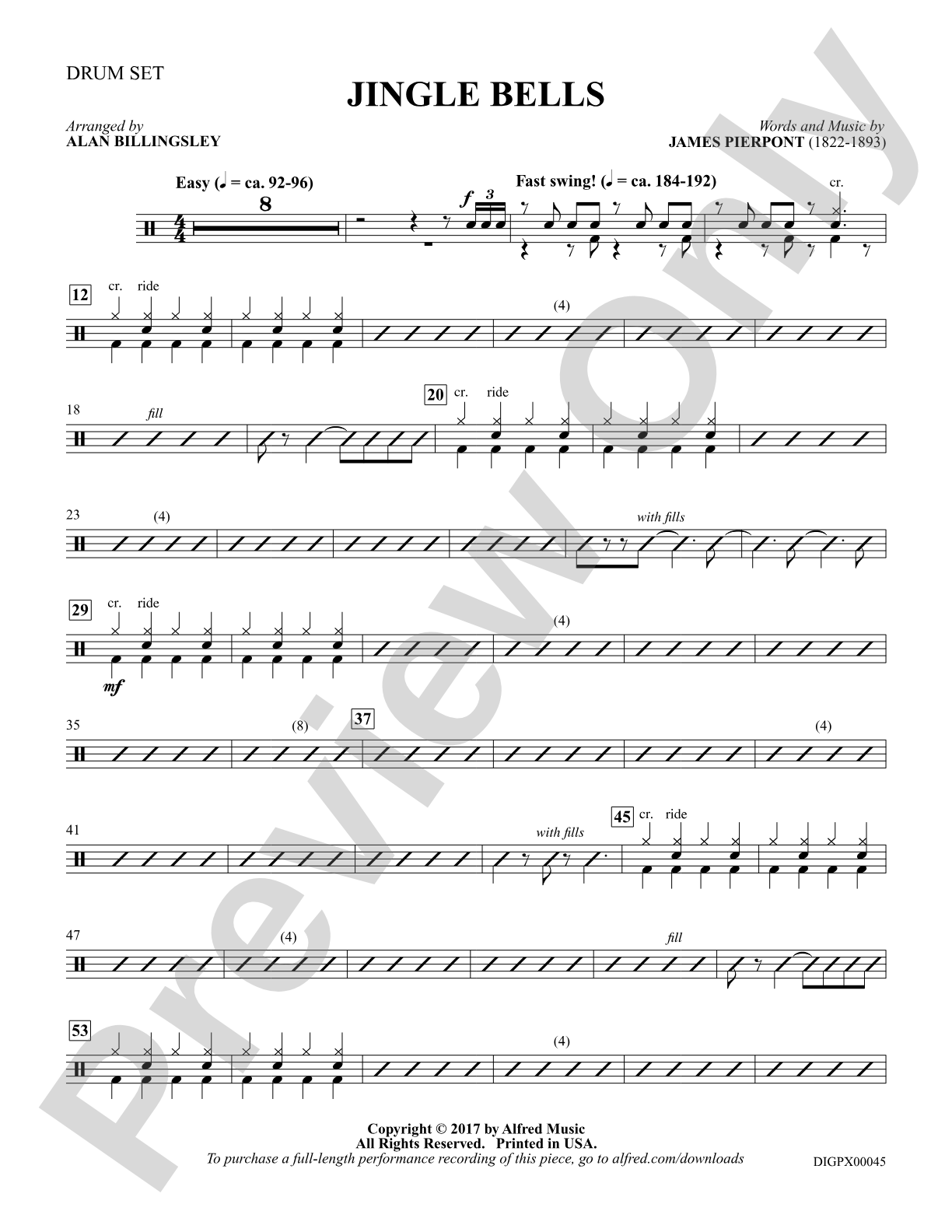 Jingle Bells: Drums