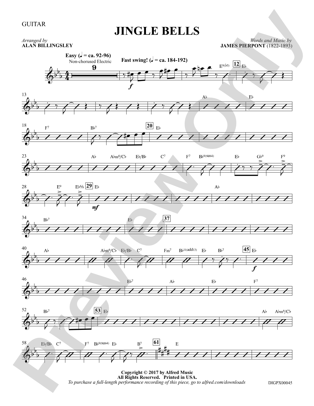 Jingle Bells: Guitar