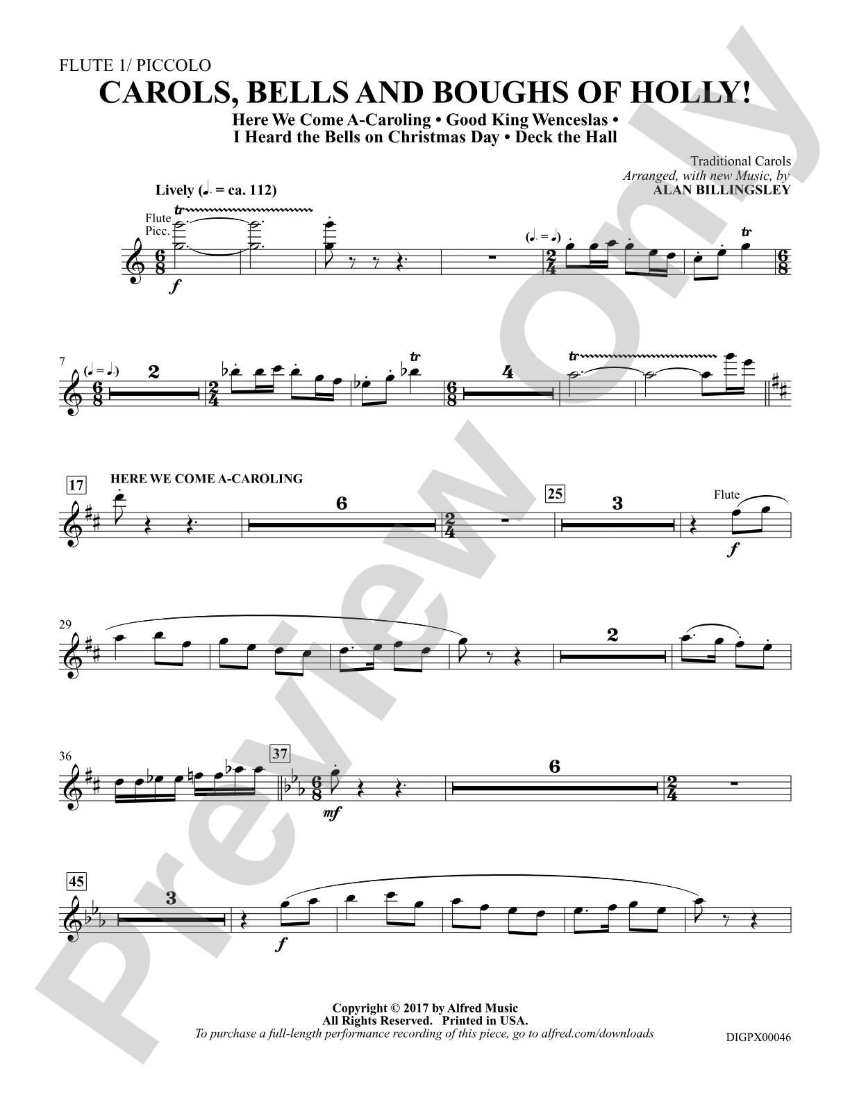 Carols, Bells, and Boughs of Holly!: Flute