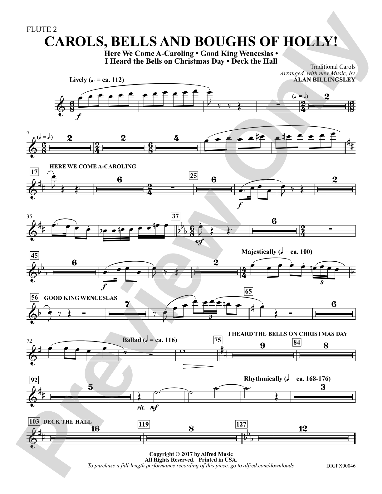 Carols, Bells, and Boughs of Holly!: 2nd Flute