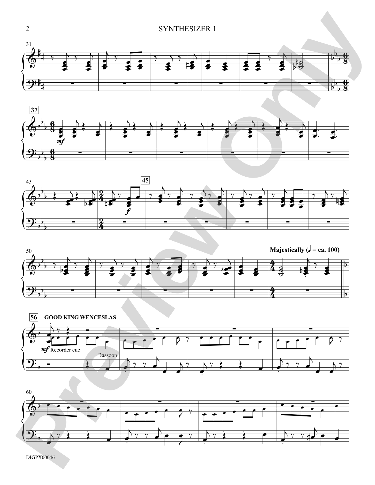 Carols, Bells, and Boughs of Holly!: 1st Synthesizer