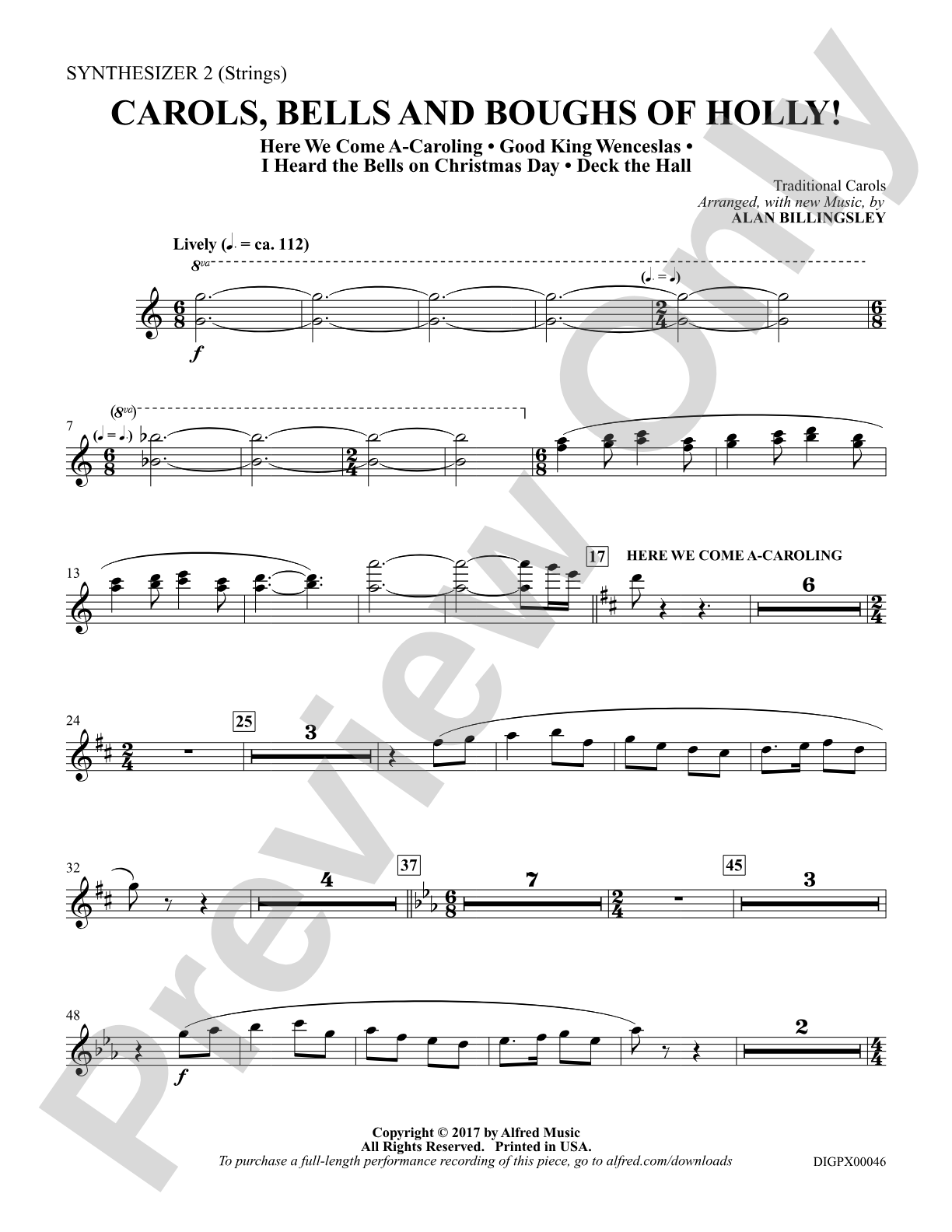 Carols, Bells, and Boughs of Holly!: 2nd Synthesizer