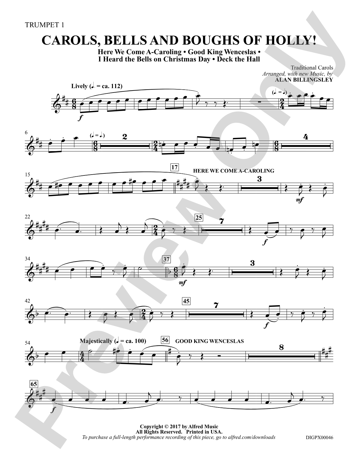 Carols, Bells, and Boughs of Holly!: 1st B-flat Trumpet
