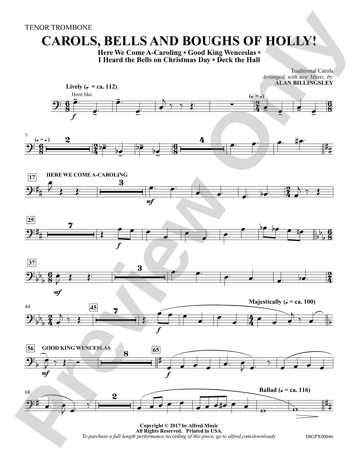 Carols, Bells, and Boughs of Holly!: 1st Trombone