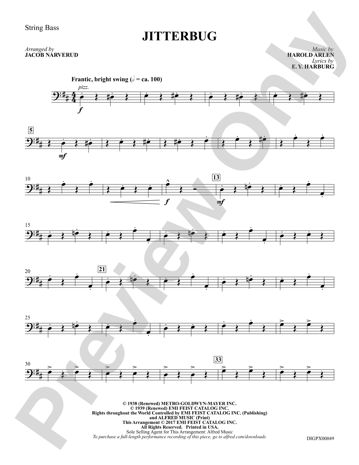 Jitterbug: String Bass