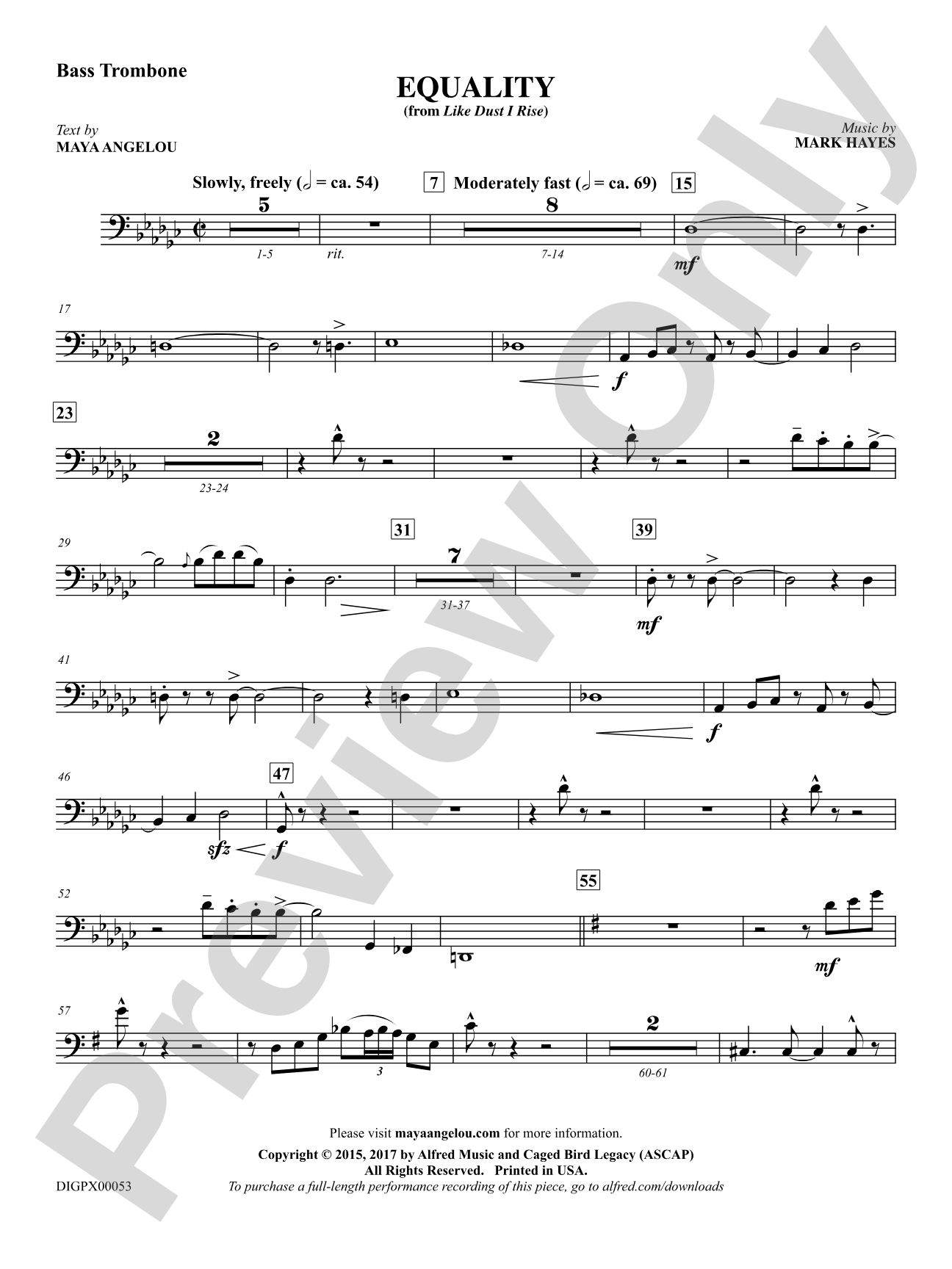 Equality: Bass Trombone