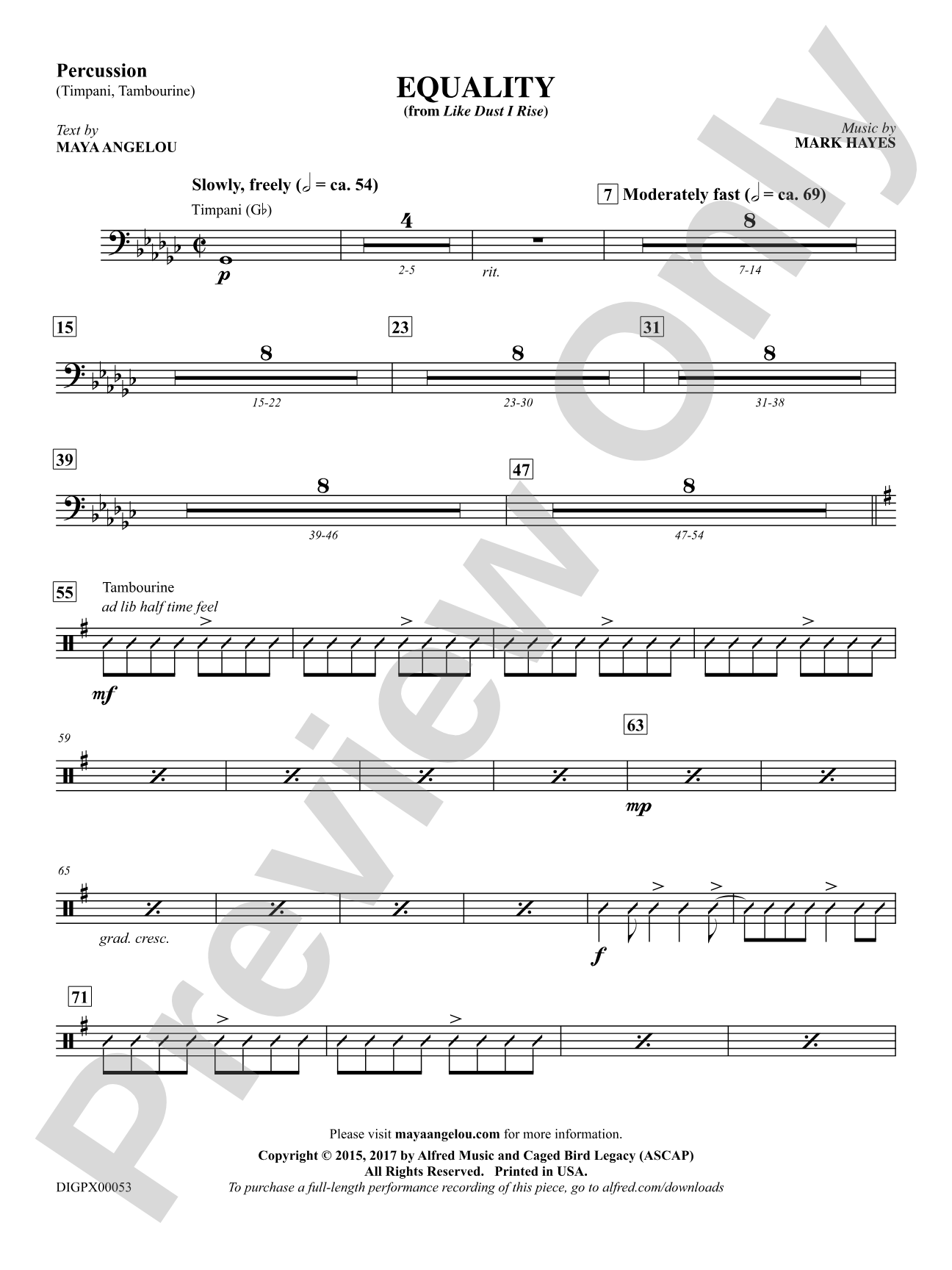 Equality: 1st Percussion