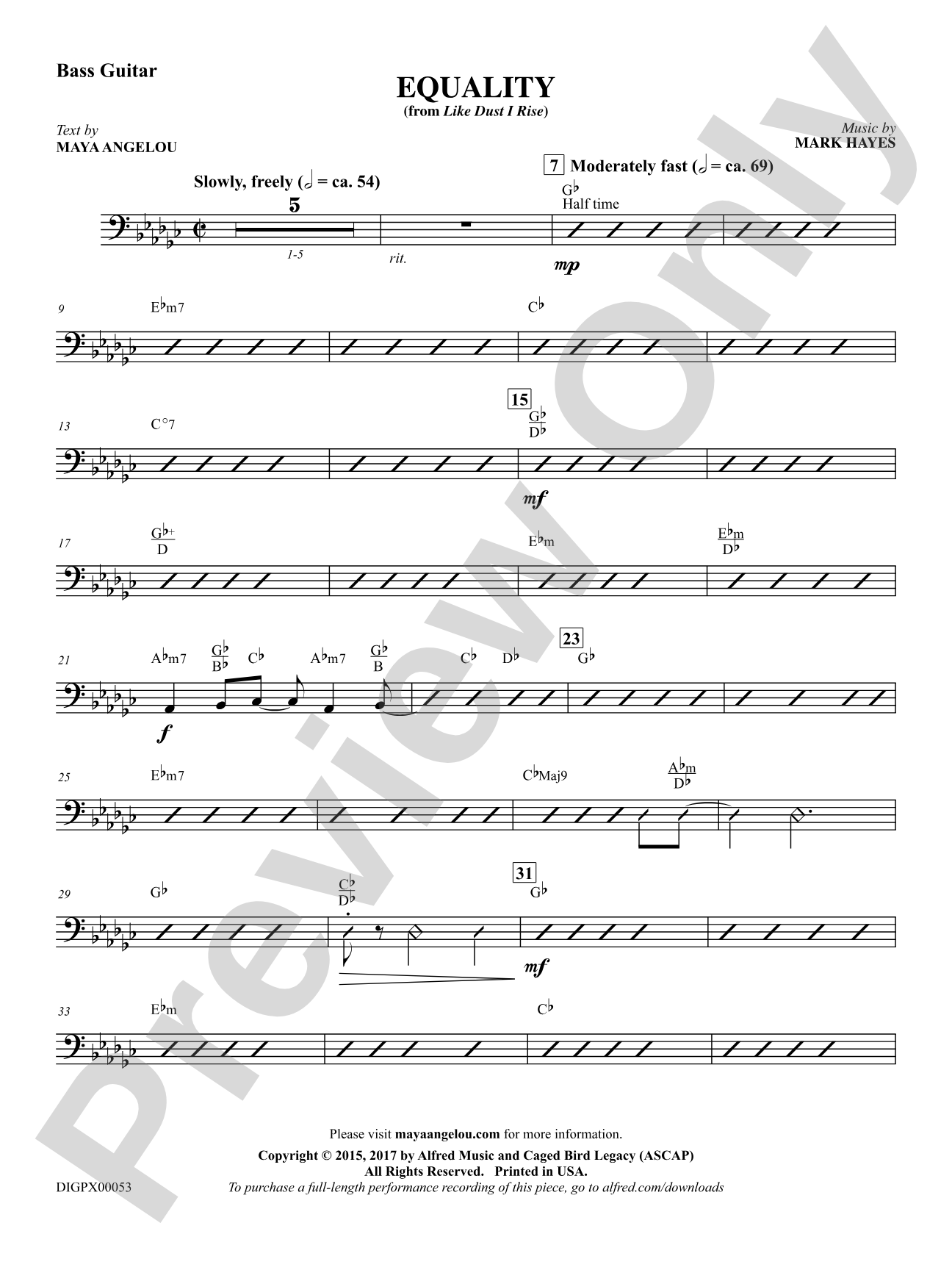 Equality: String Bass