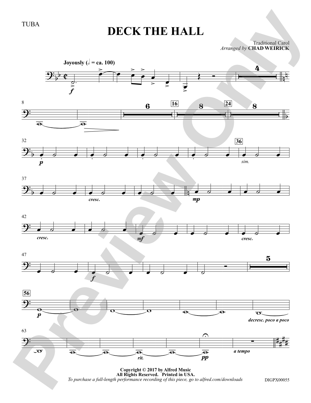 Deck the Hall: Tuba