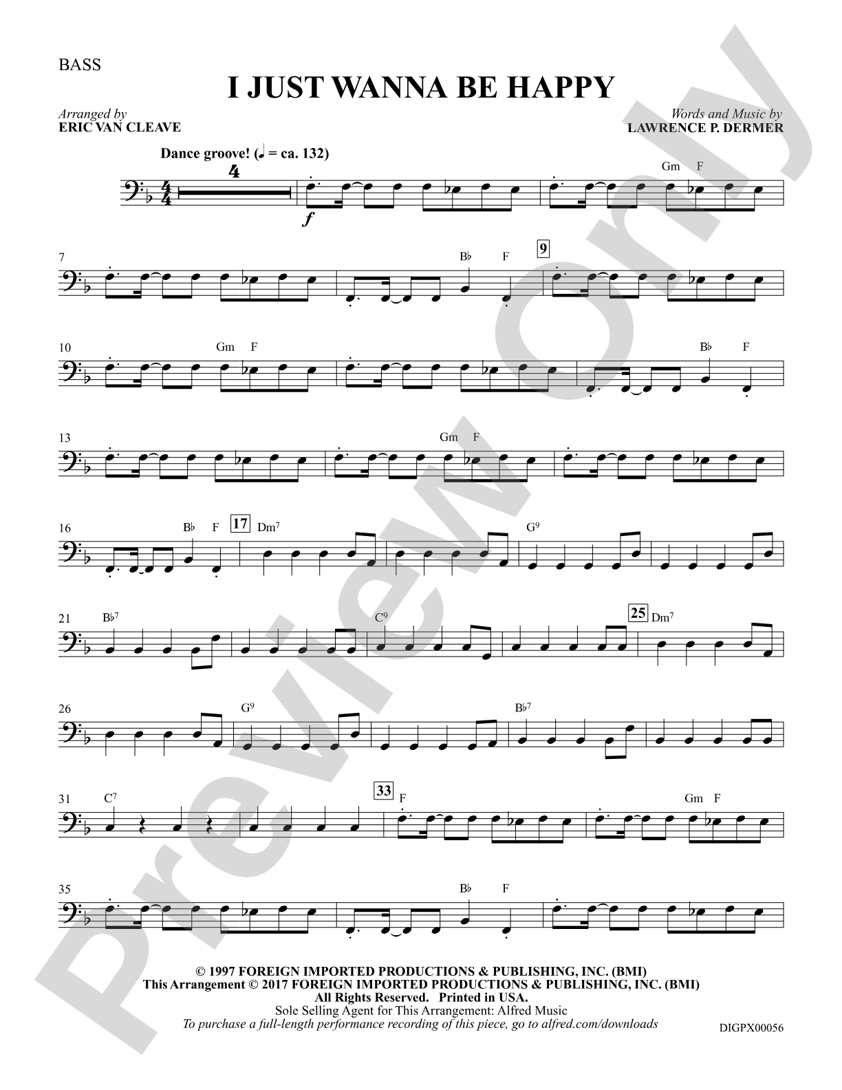 I Just Wanna Be Happy: String Bass