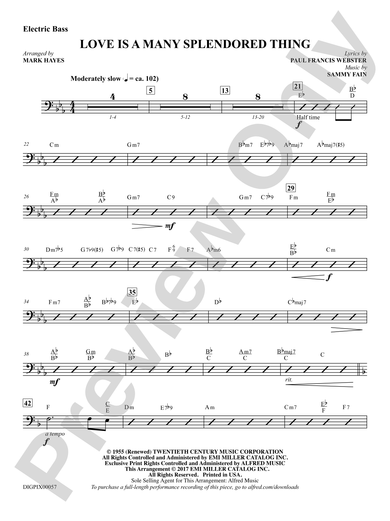 Love Is a Many Splendored Thing: Bass Guitar