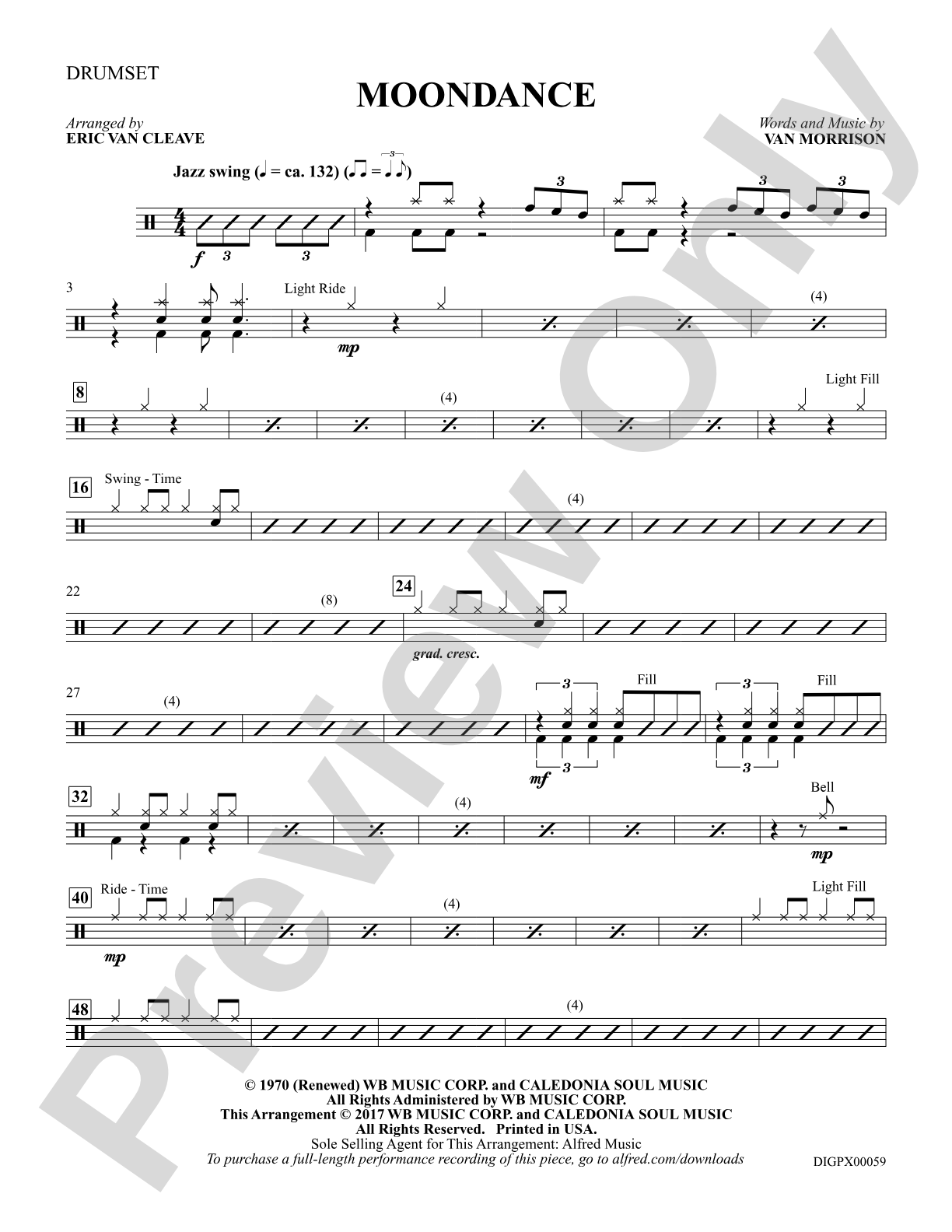 Moondance: Drums