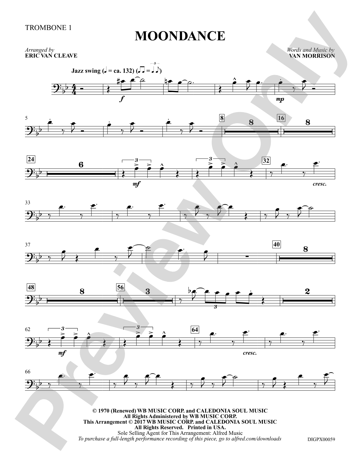Moondance: 1st Trombone