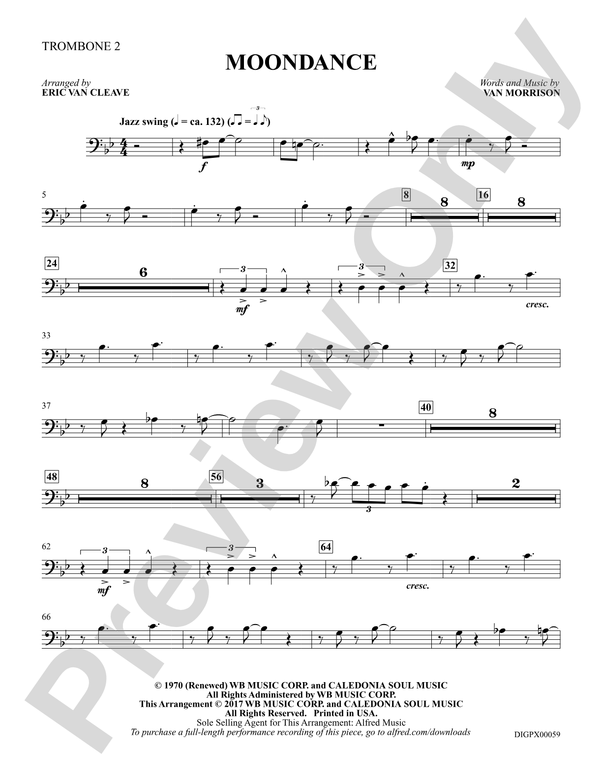 Moondance: 2nd Trombone
