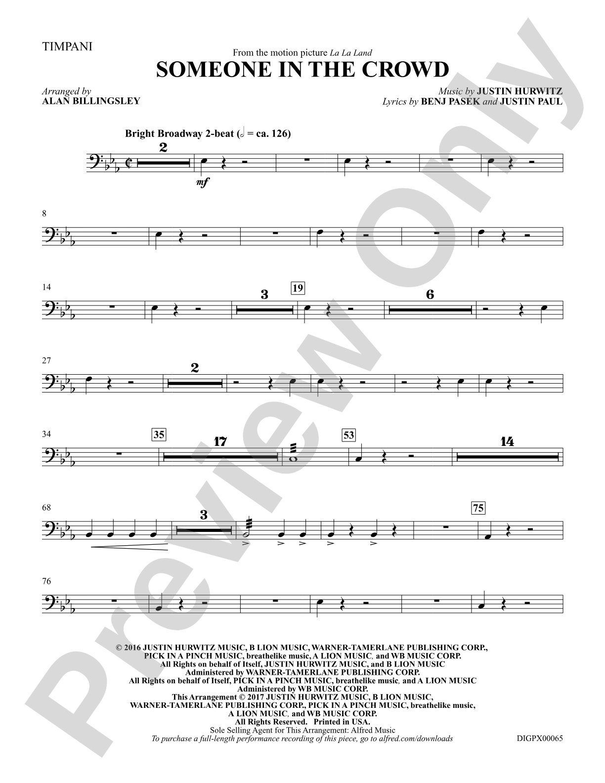 Someone in the Crowd: Timpani