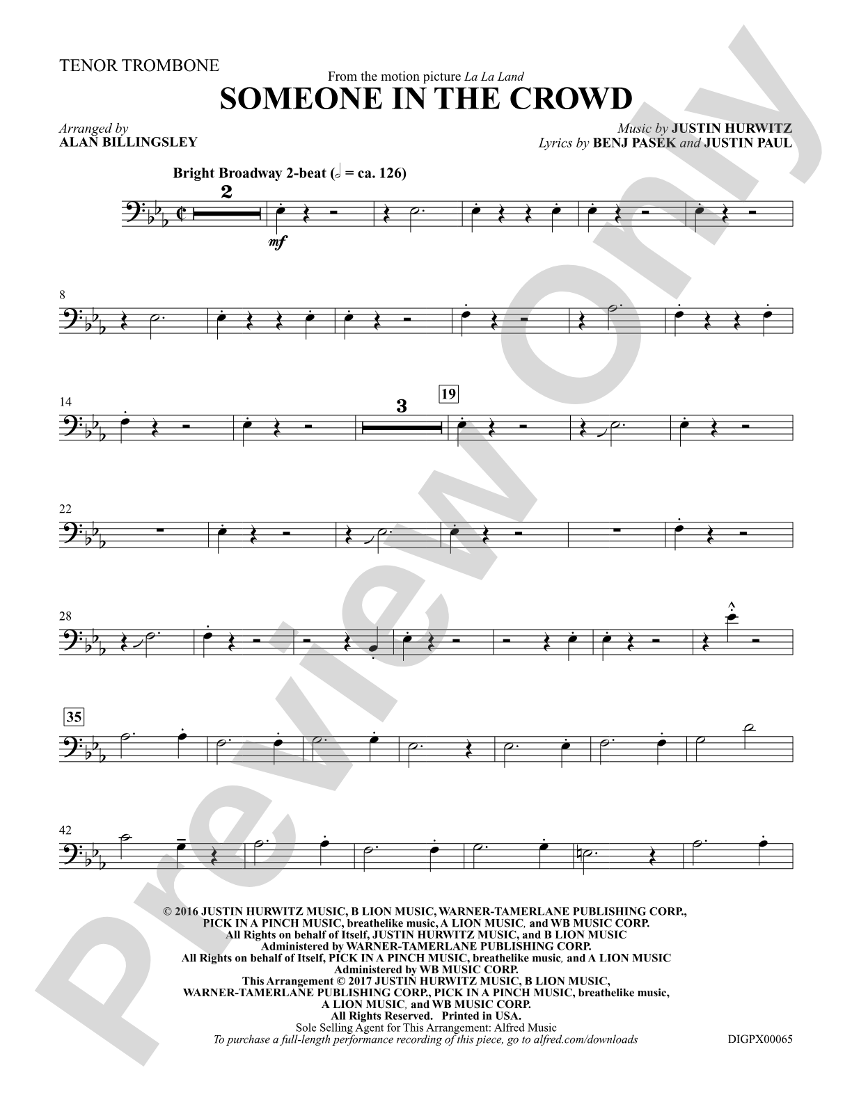 Someone in the Crowd: 1st Trombone