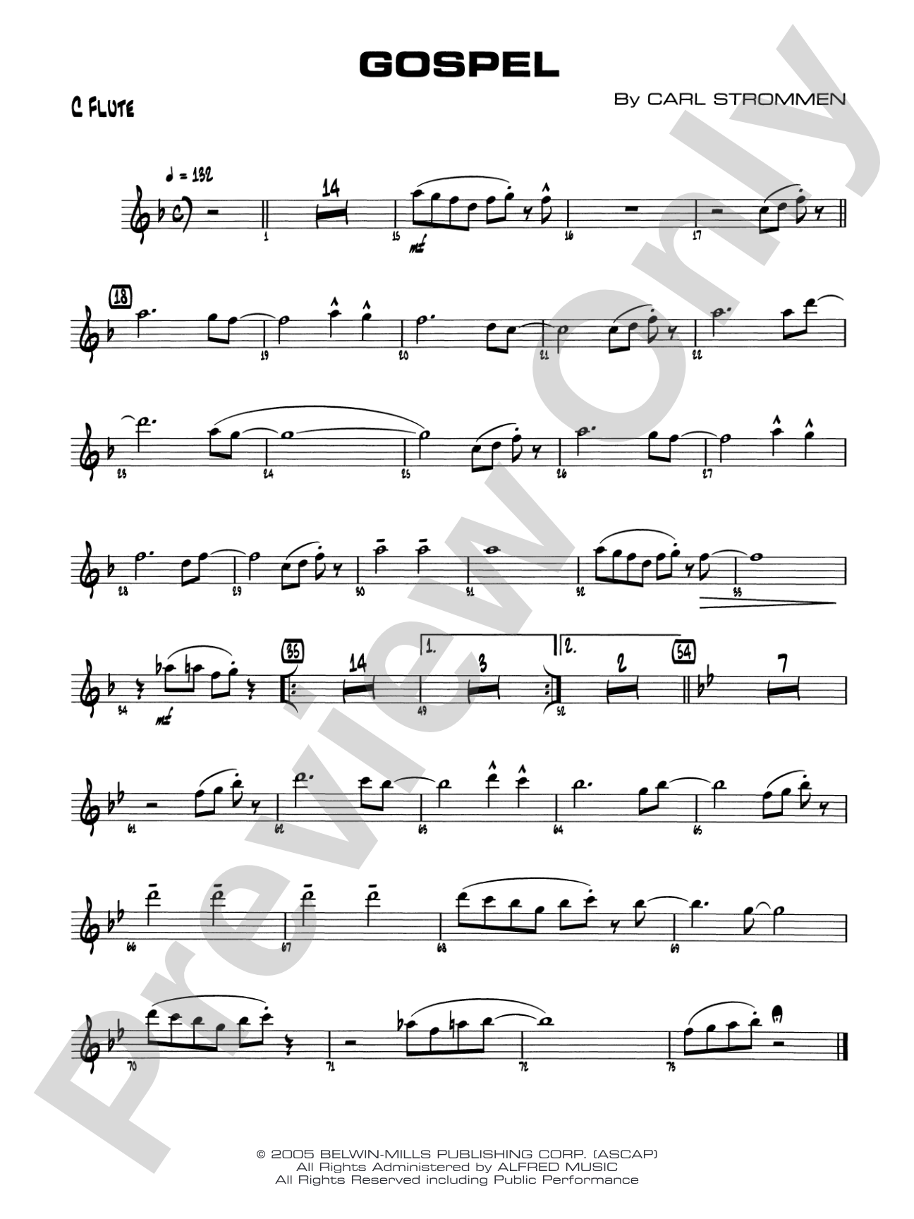 Gospel: Flute