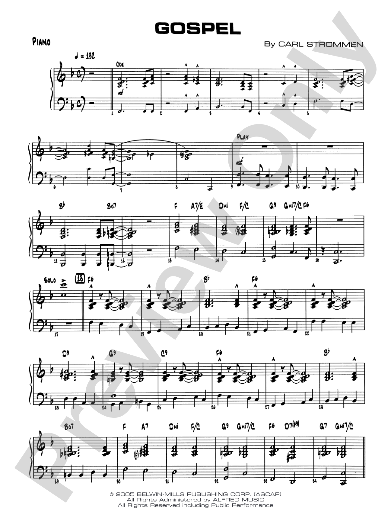 Gospel: Piano Accompaniment