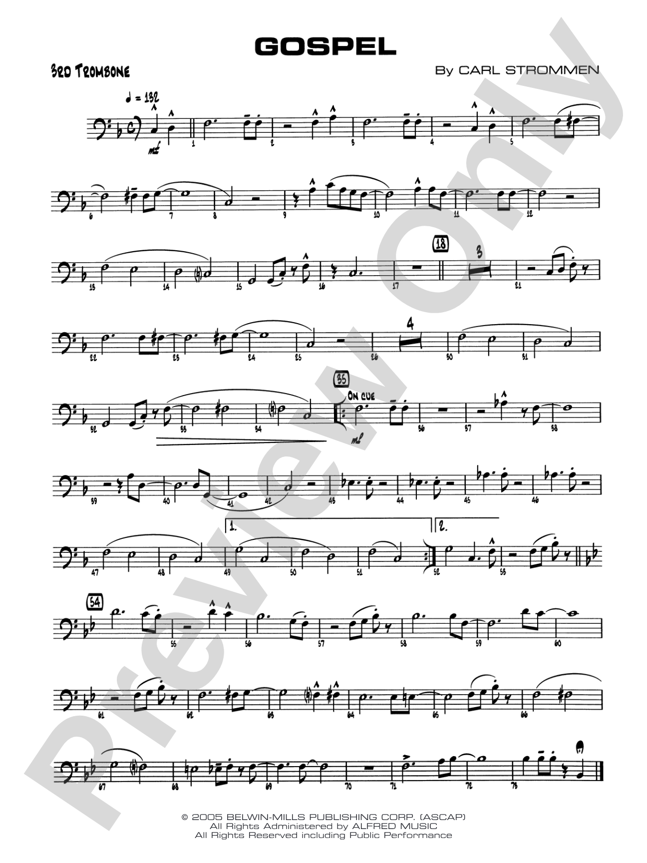 Gospel: 3rd Trombone