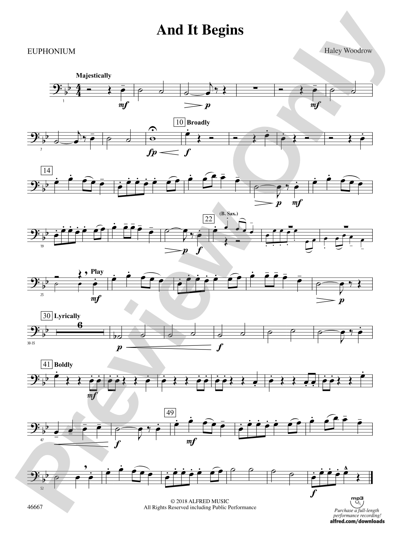 And It Begins: Baritone B.C.