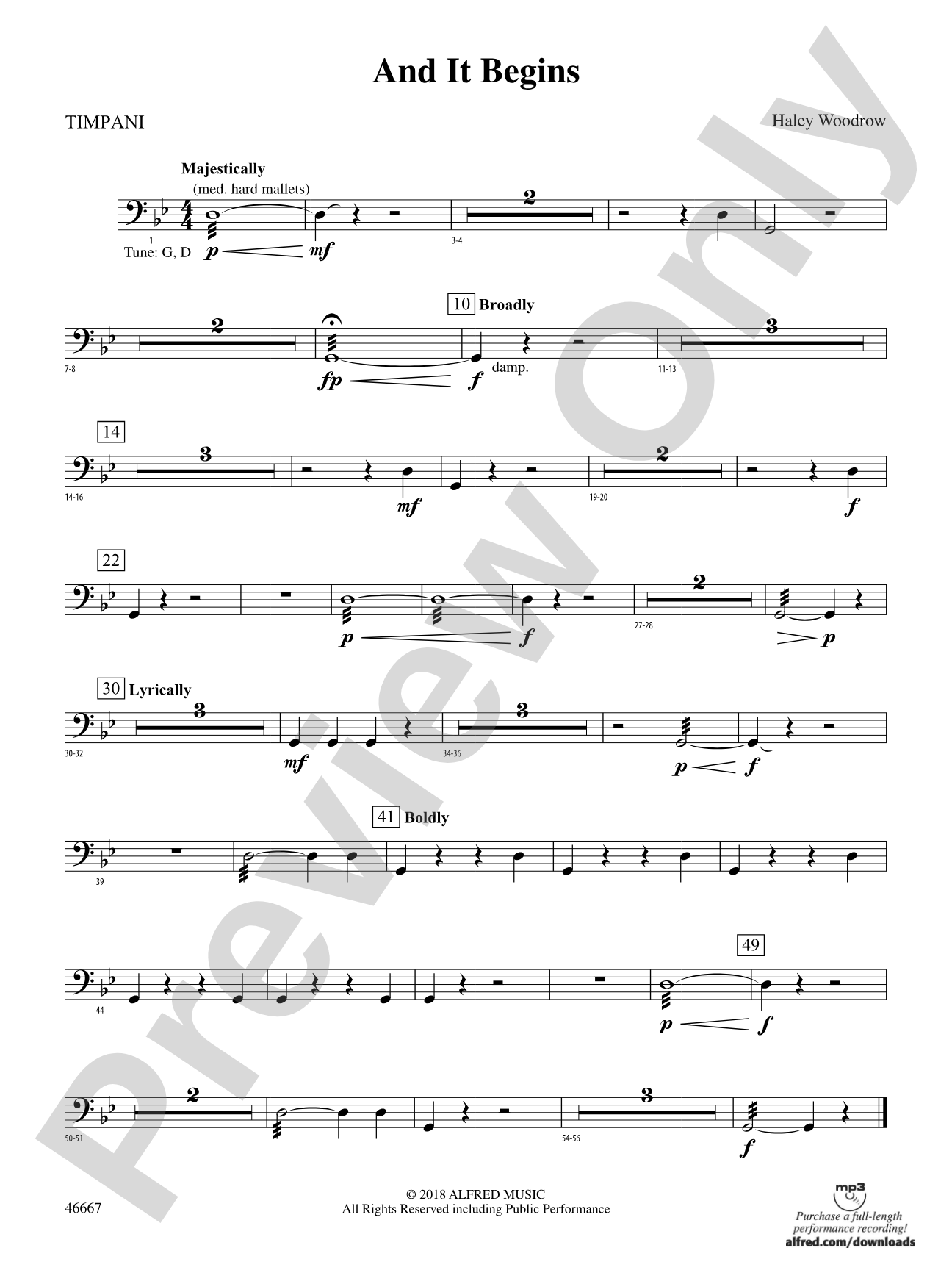 And It Begins: Timpani