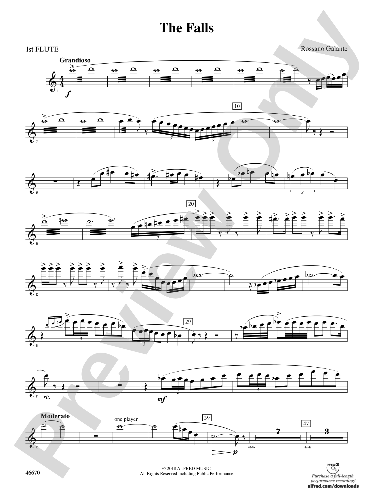 The Falls: Flute
