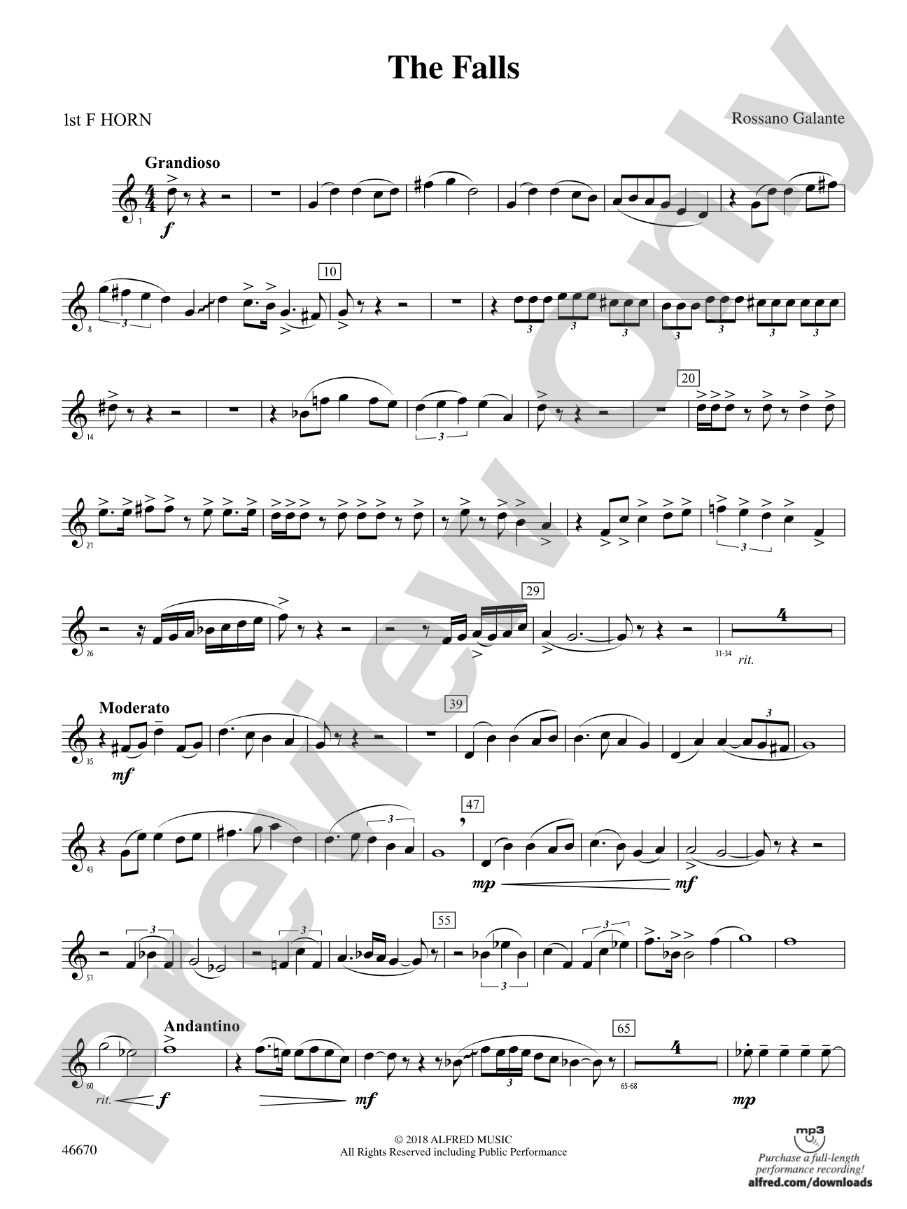 The Falls: 1st F Horn