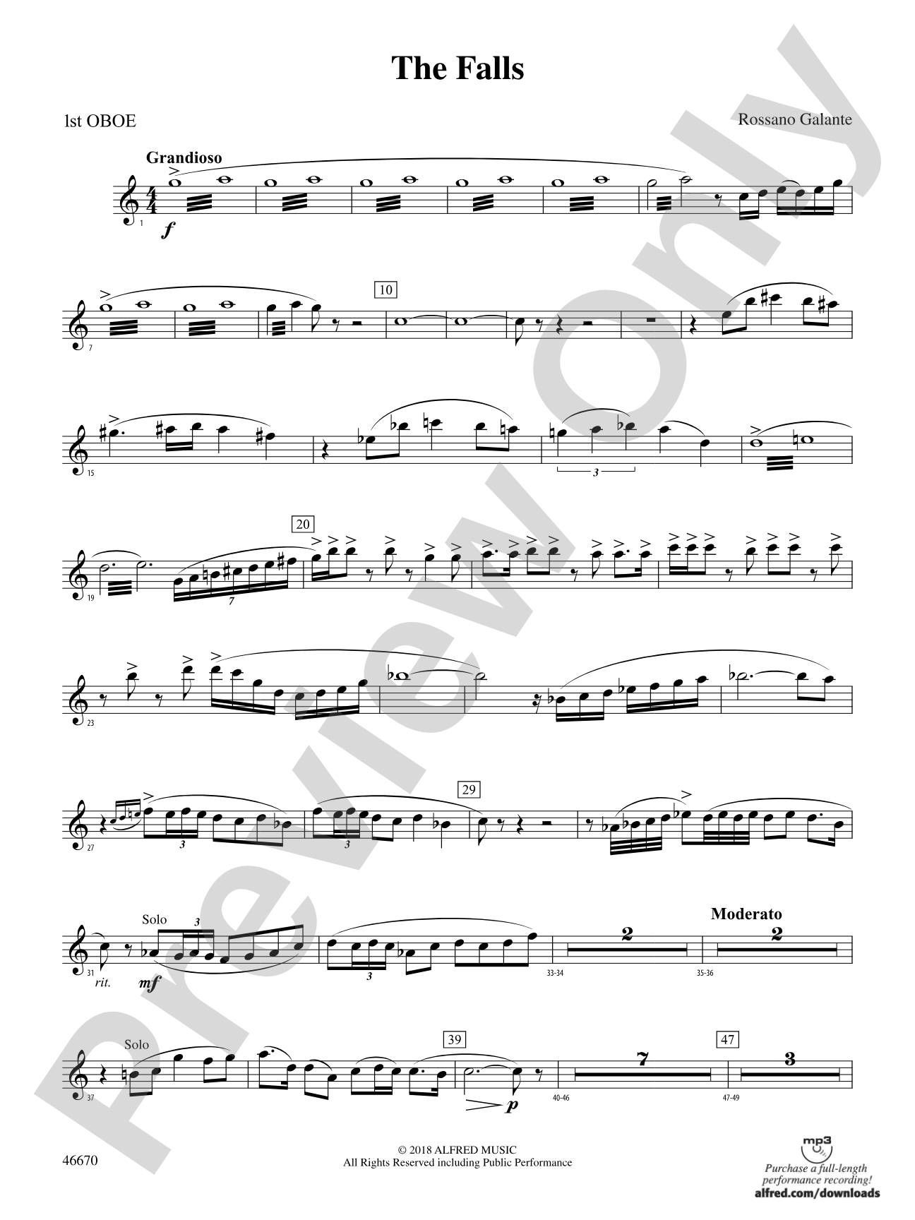 The Falls: Oboe