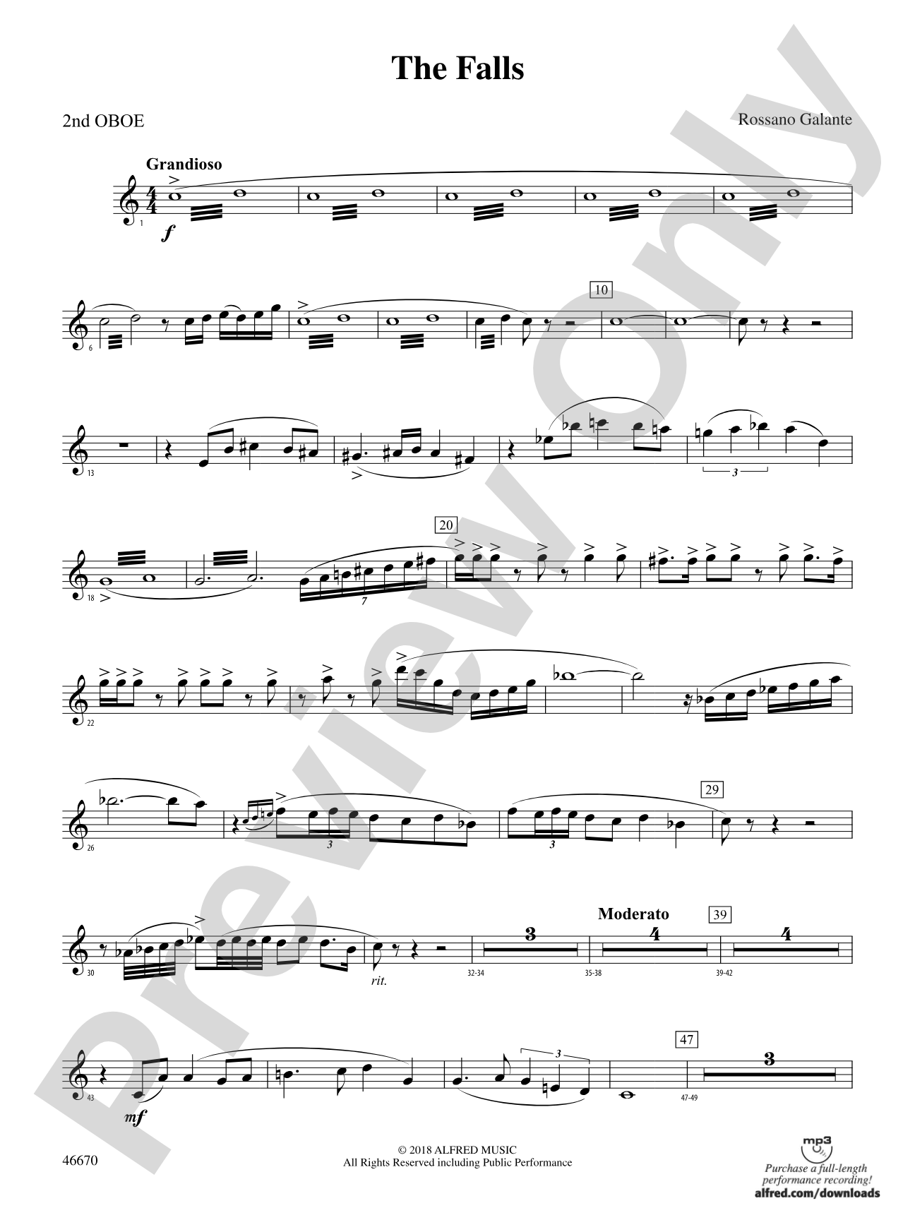 The Falls: 2nd Oboe
