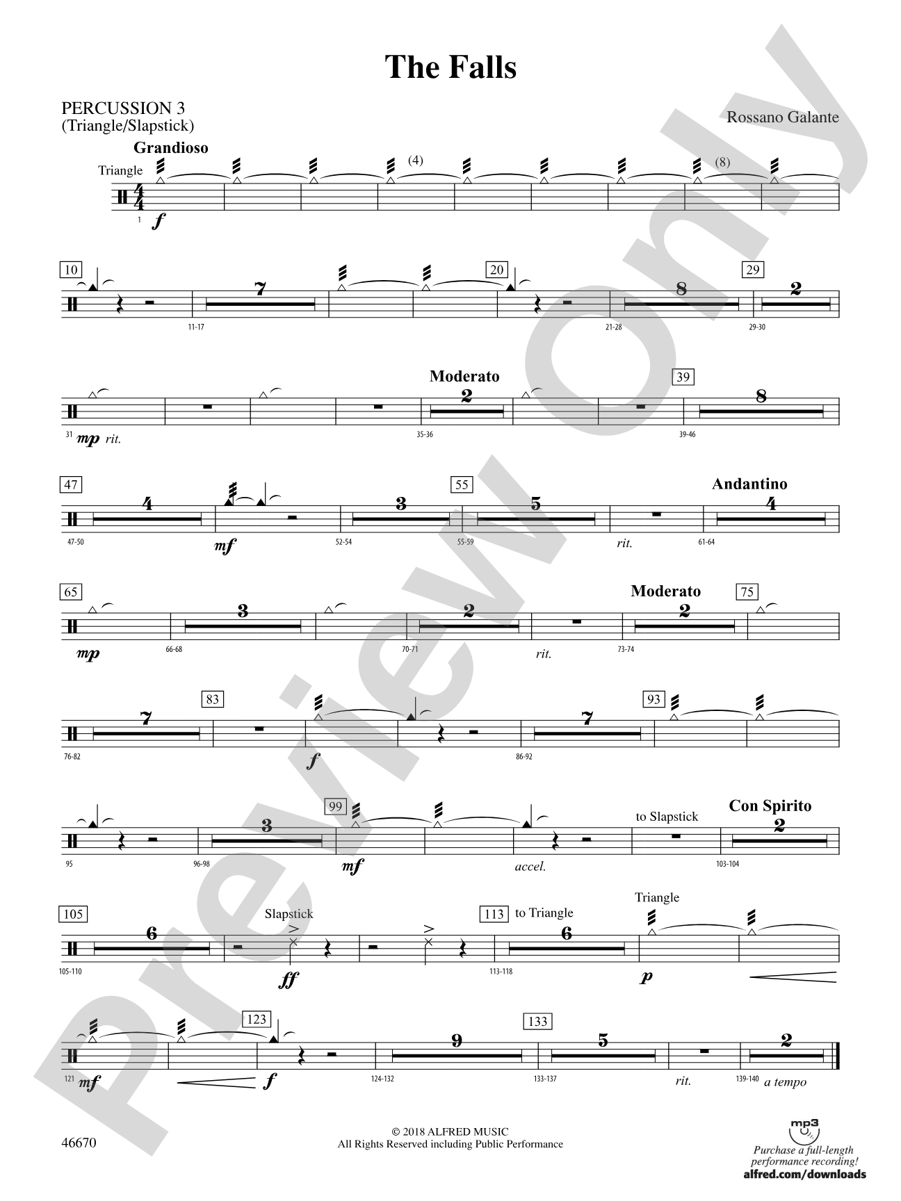 The Falls: 3rd Percussion