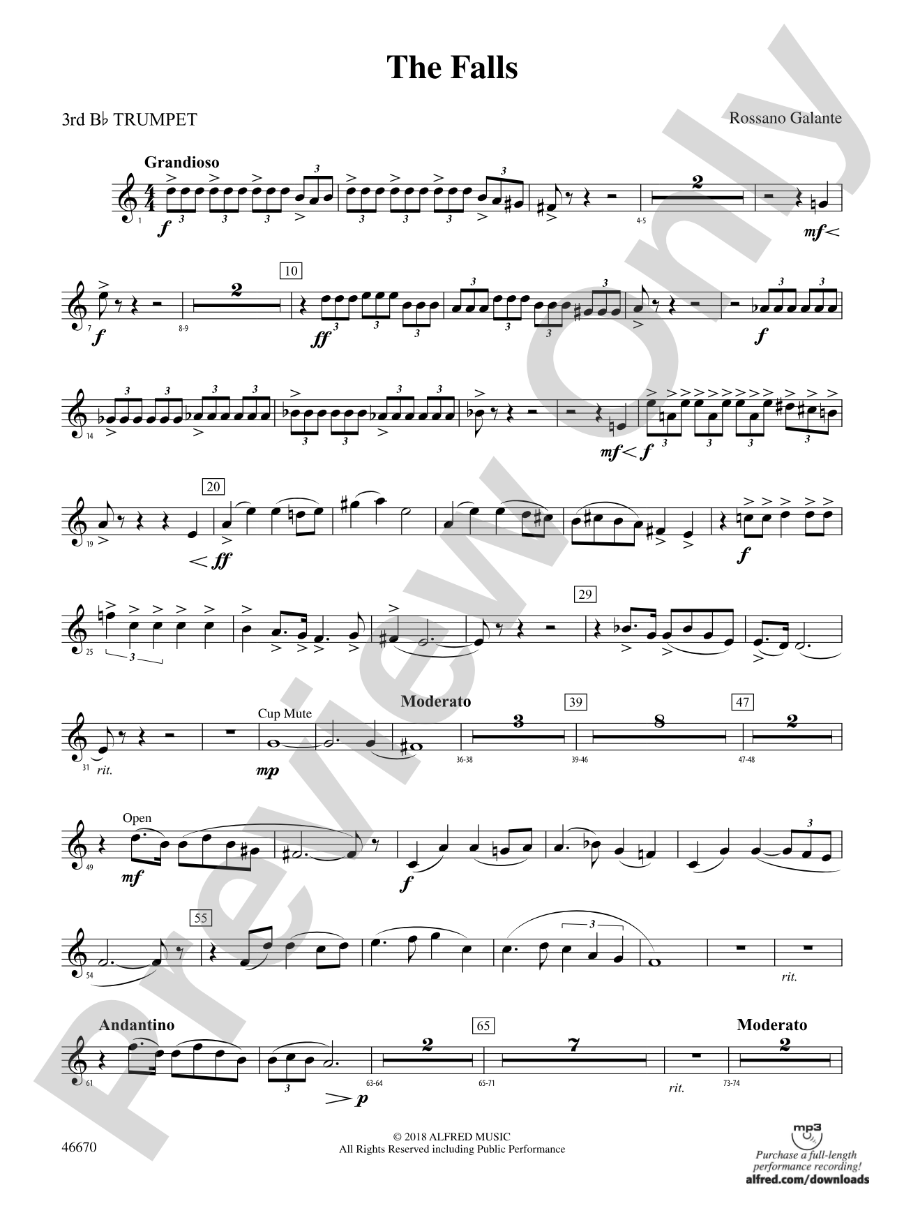 The Falls: 3rd B-flat Trumpet