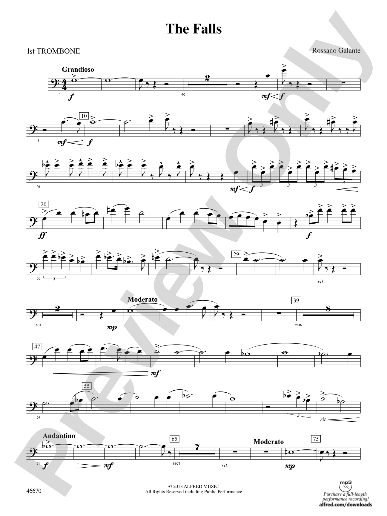 The Falls: 1st Trombone