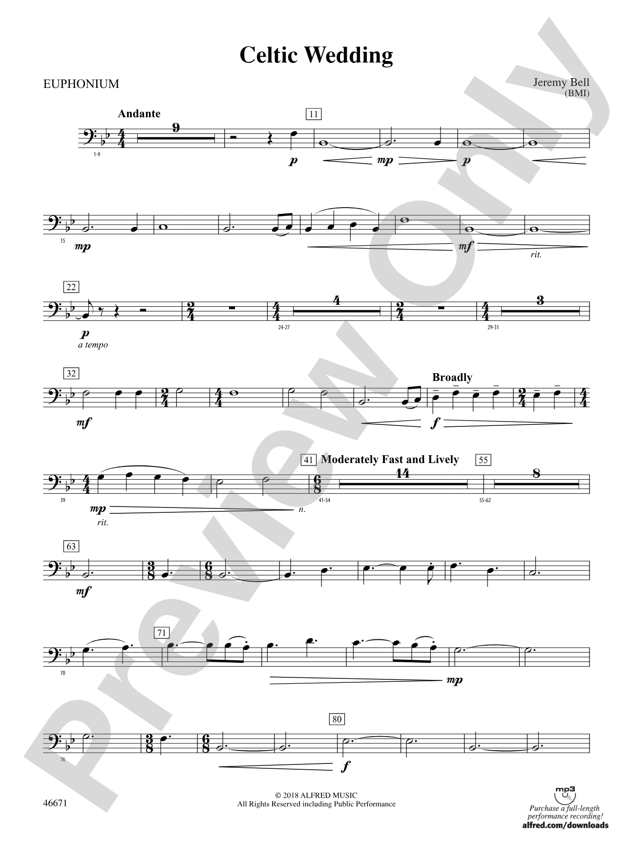 Celtic Wedding: Baritone B.C.