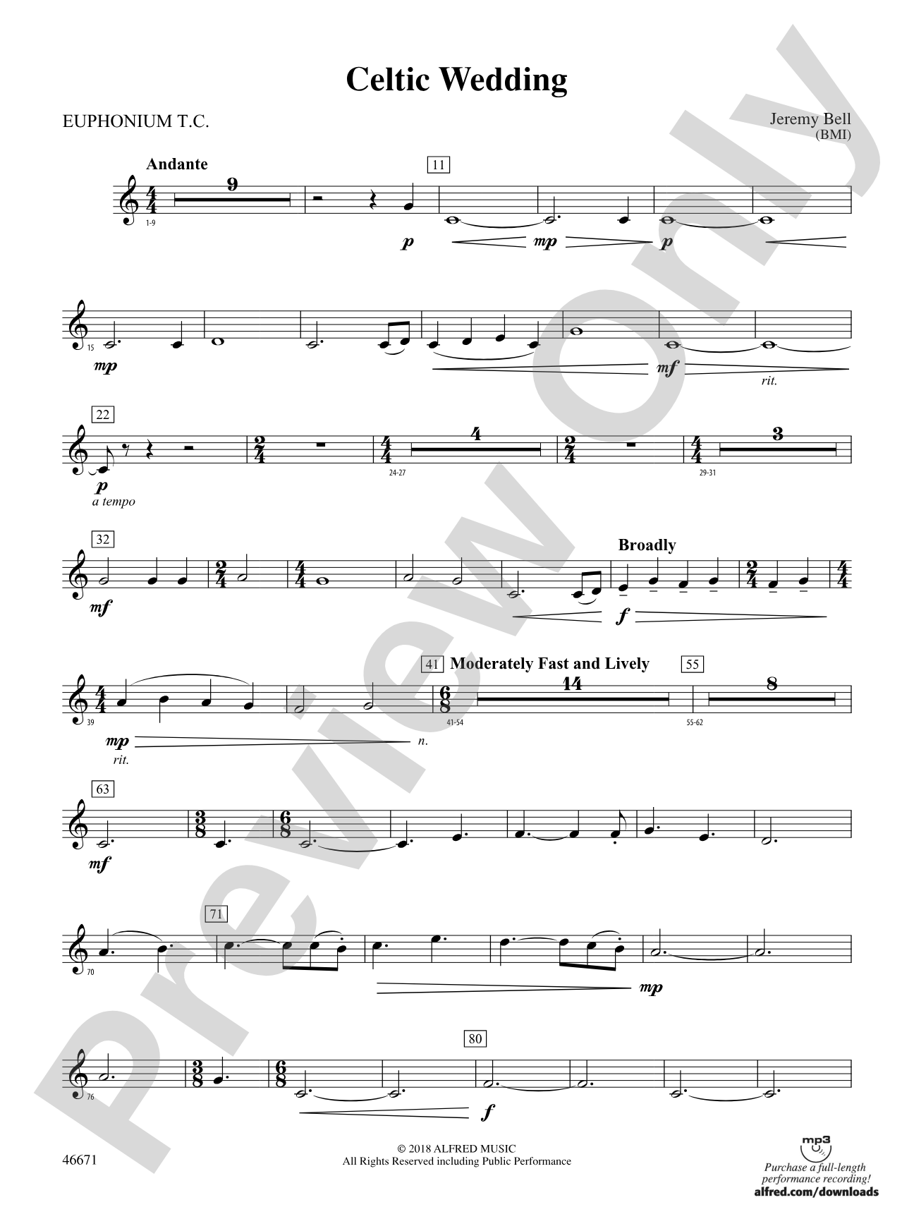 Celtic Wedding: Baritone T.C.