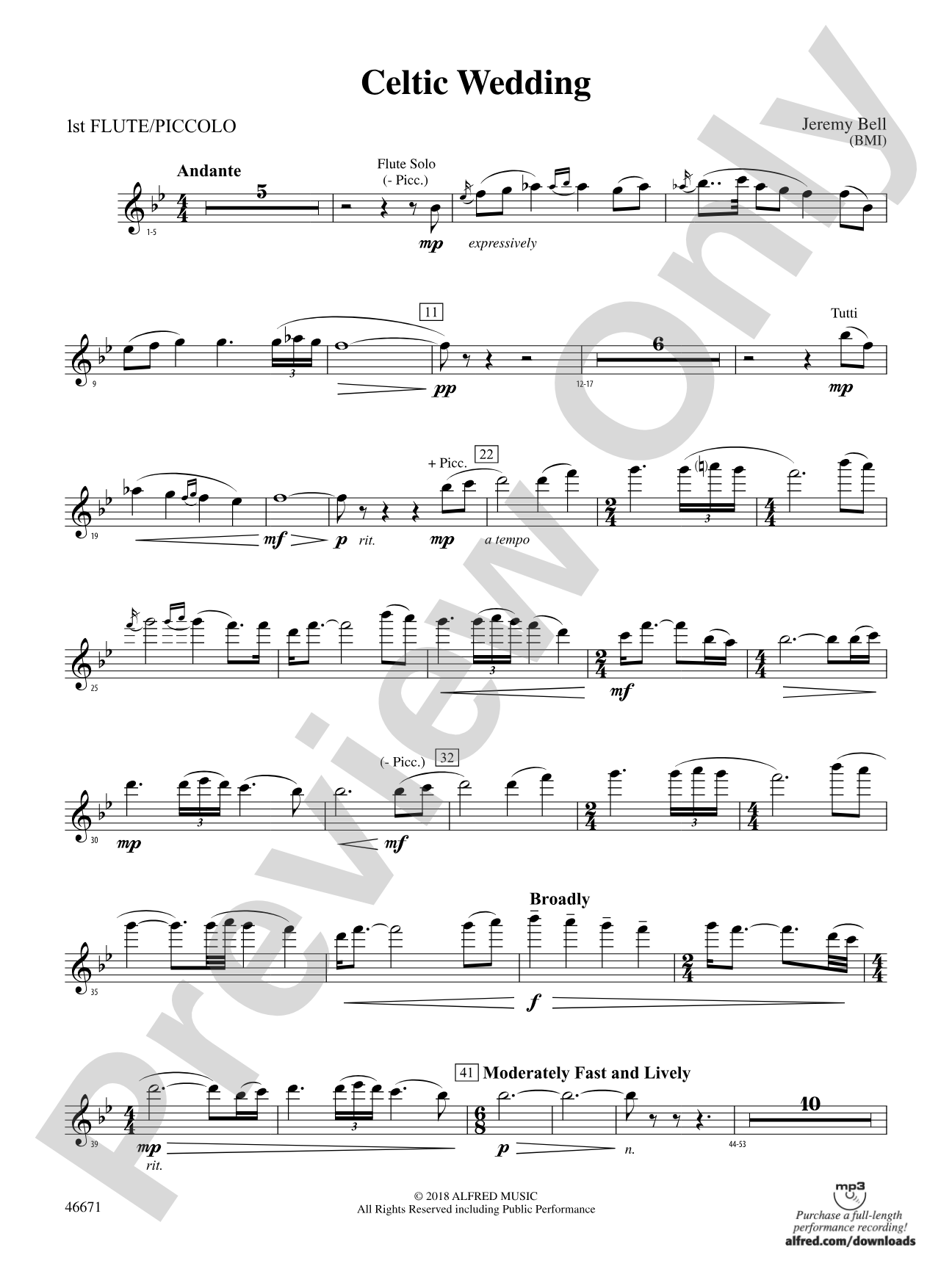 Celtic Wedding: Flute