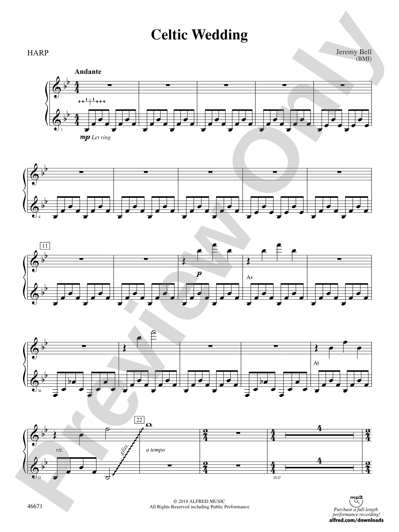 Celtic Wedding: Harp