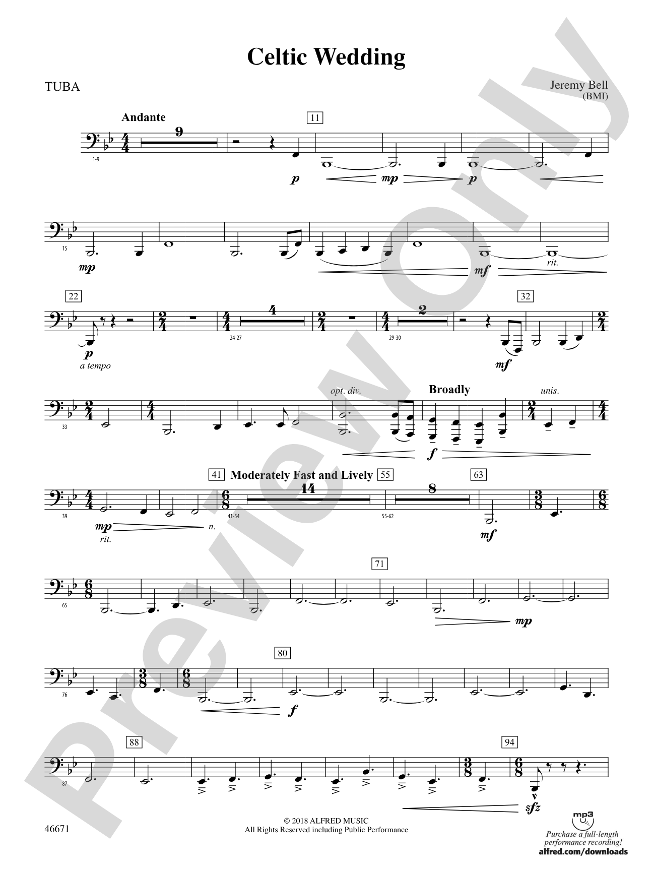 Celtic Wedding: Tuba