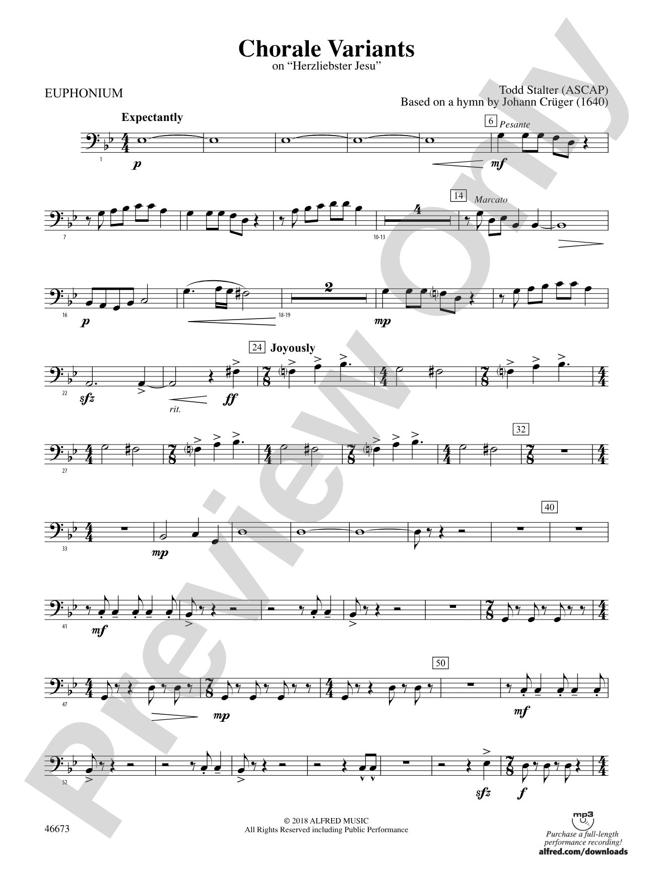 Chorale Variants: Baritone B.C.