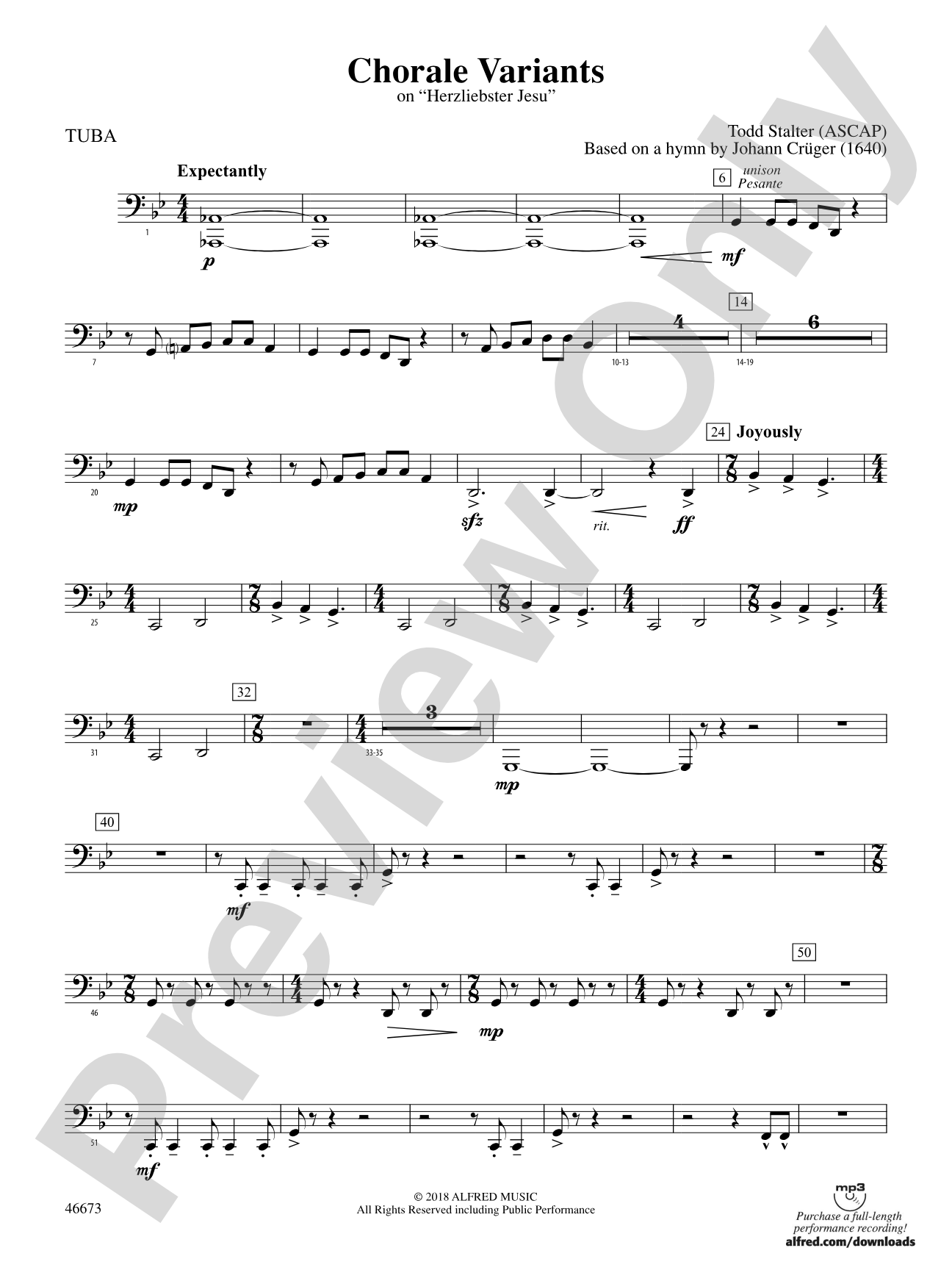 Chorale Variants: Tuba