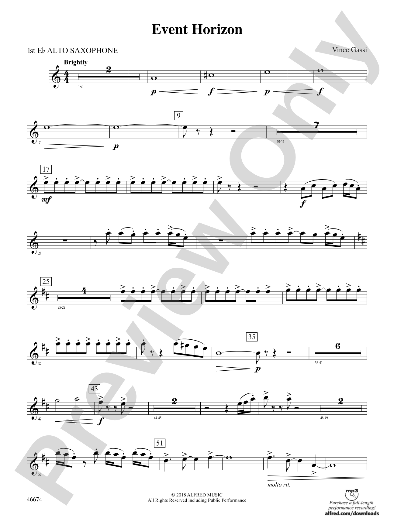 Event Horizon: E-flat Alto Saxophone