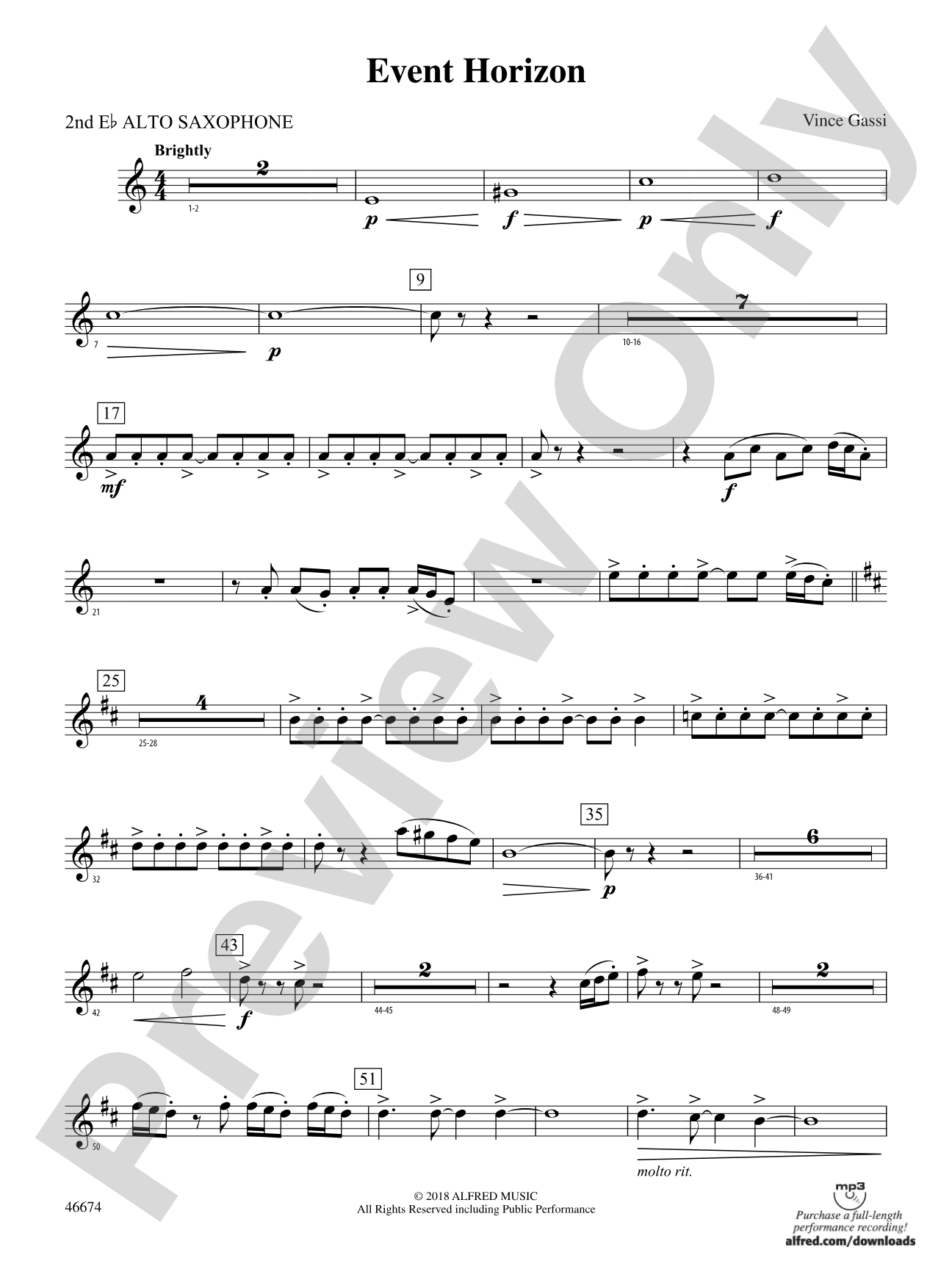 Event Horizon: 2nd E-flat Alto Saxophone
