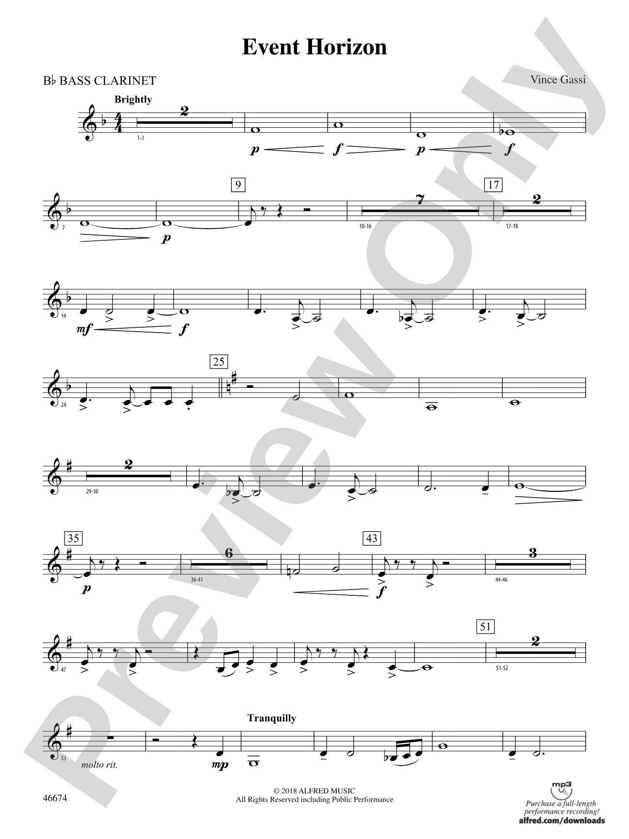 Event Horizon: B-flat Bass Clarinet