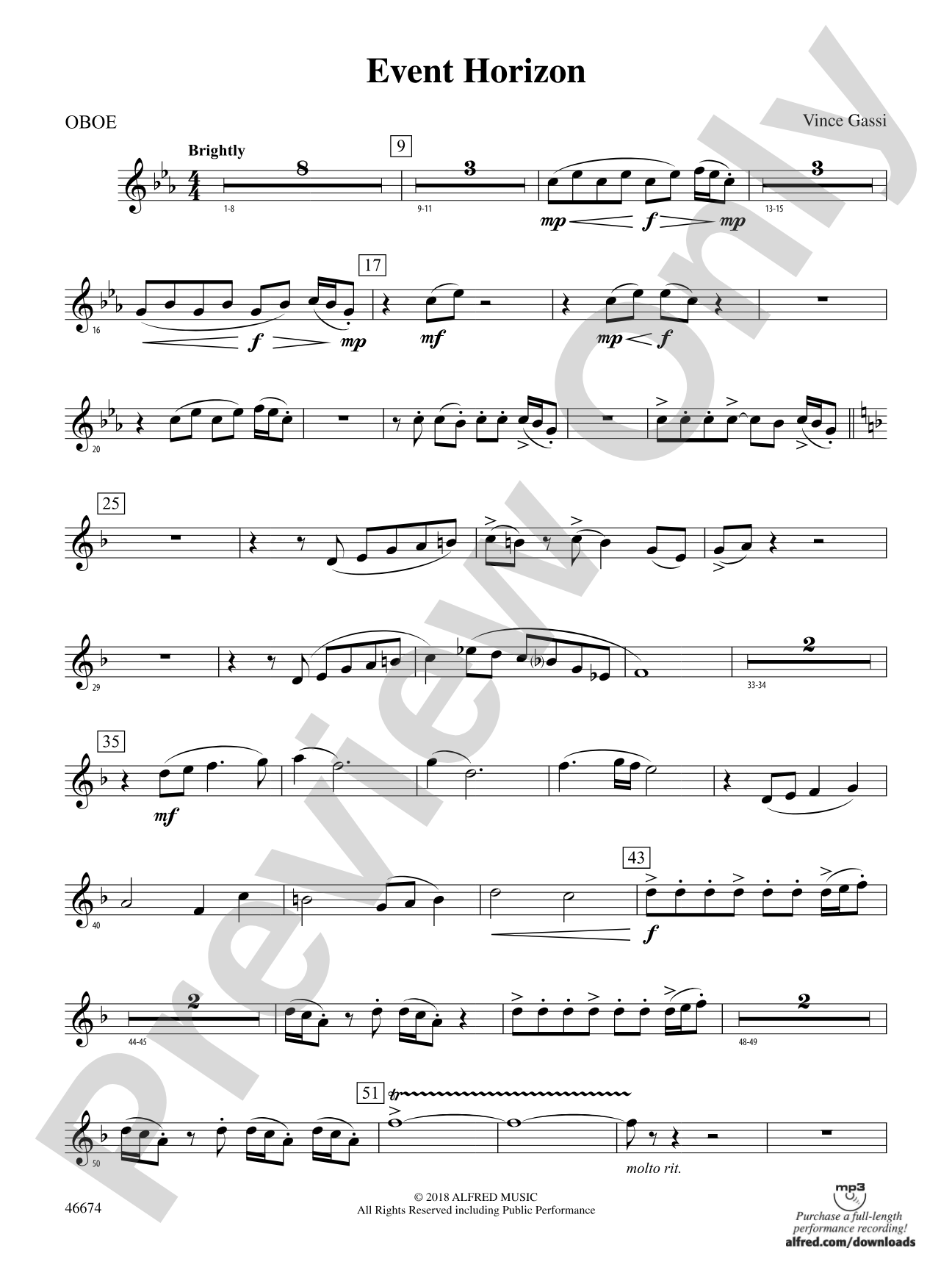 Event Horizon: Oboe