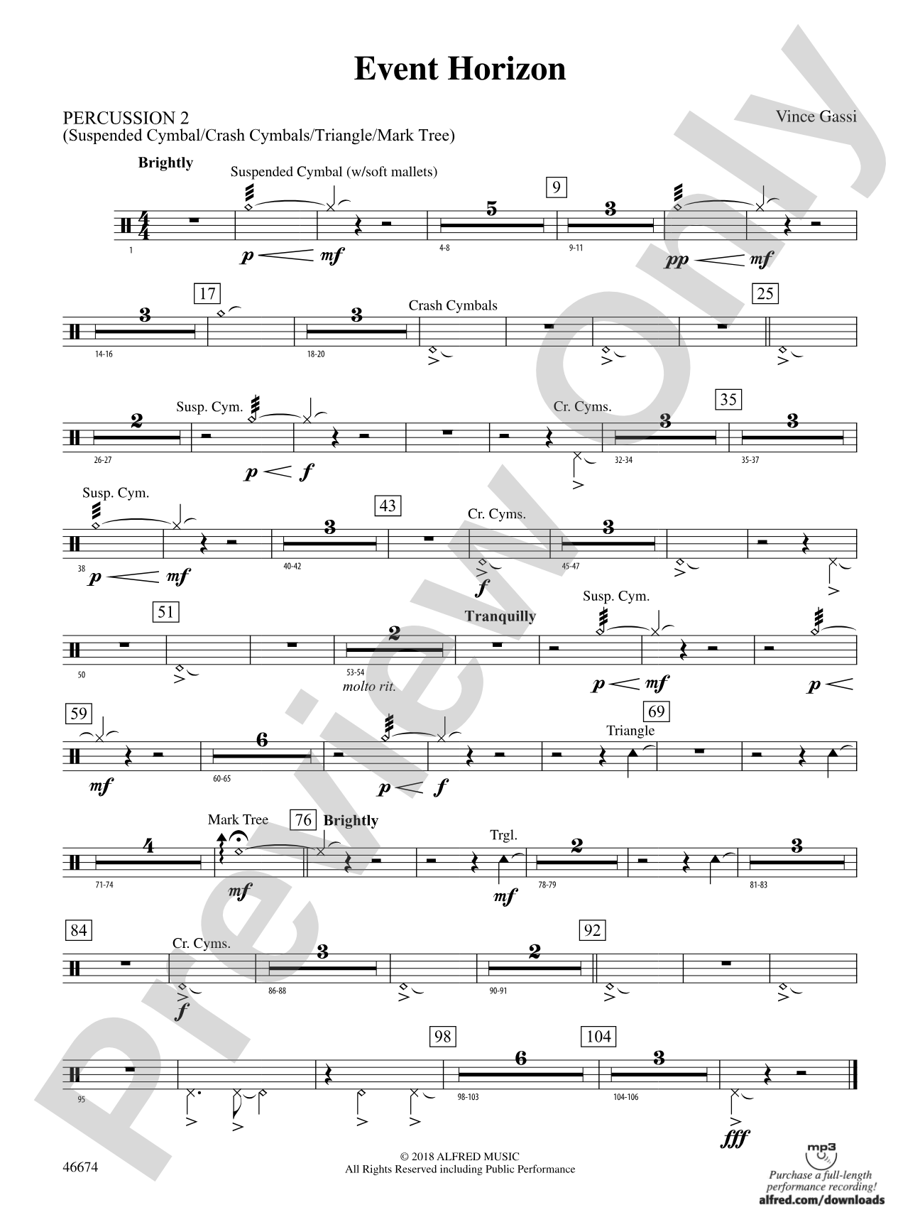 Event Horizon: 2nd Percussion