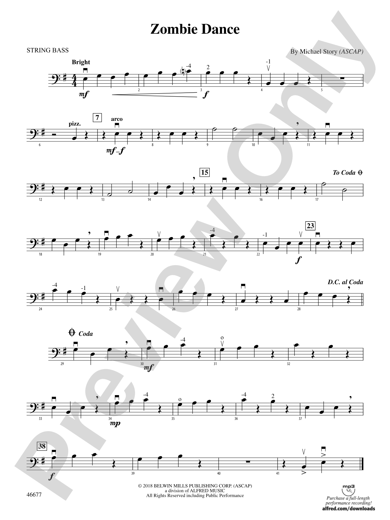Zombie Dance: String Bass