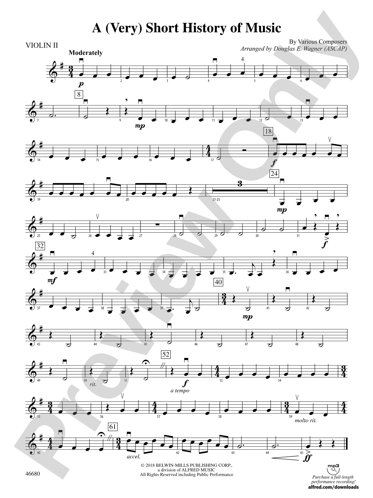 A (Very) Short History of Music: 2nd Violin