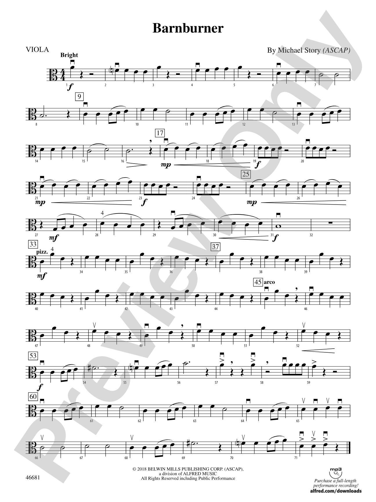 Barnburner: Viola