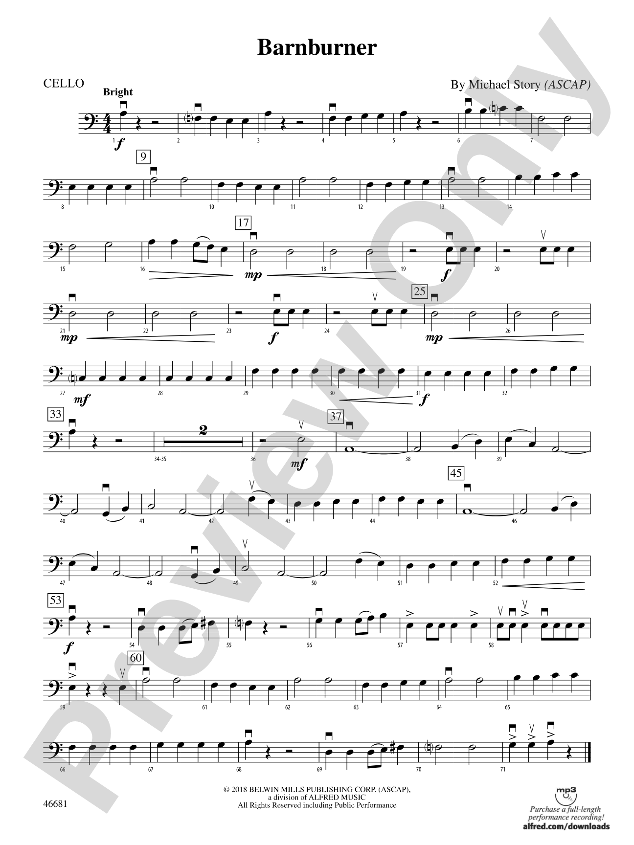 Barnburner: Cello