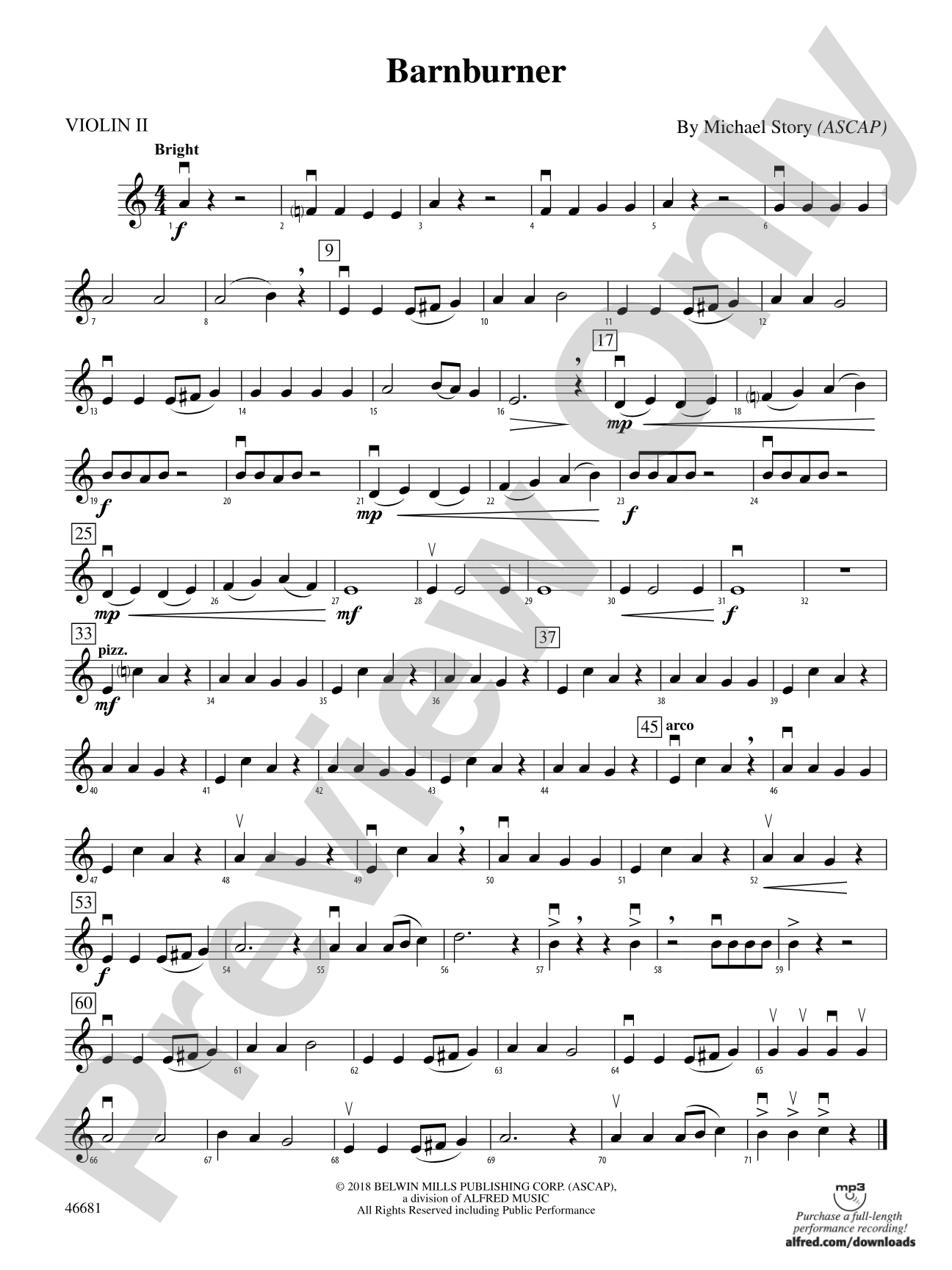 Barnburner: 2nd Violin